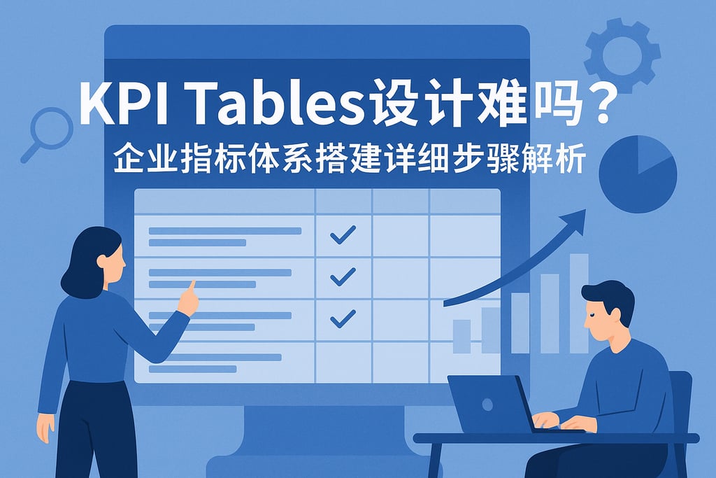 KPI Tables设计难吗？企业指标体系搭建详细步骤解析